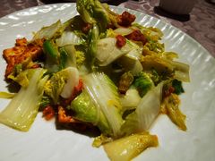白菜心虾干炒豆腐-海富门·带鱼·淮扬菜·粤菜(甘家口店)