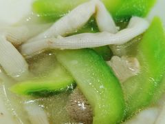 沙虫丝瓜汤-巫记鸡饭店