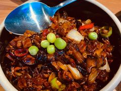 黑三剁配薄饼-雀舞云南菜(乐客城店)