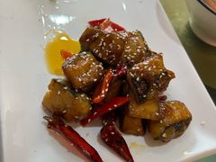 糍粑鱼块-长春观斋补堂素菜馆