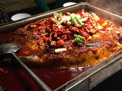 香辣味烤鱼-探鱼·鲜青椒爽麻烤鱼(番禺万达店)