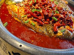 -探鱼·鲜青椒爽麻烤鱼(天一广场店)
