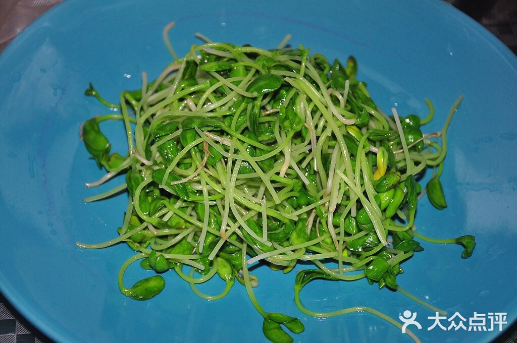 鸡胗拌豆苗