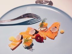 主厨特制柠檬三文鱼，马斯卡彭奶酪、鱼子酱-L'Arome芳芳法国餐厅(仙林金鹰店)