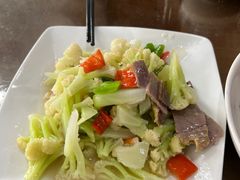 干锅有机花菜-青山湖野鱼馆