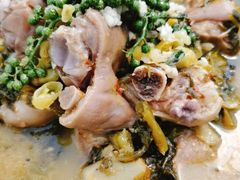 鲜花椒酸菜猪手花-南山酒肆(南山董事绘店)