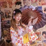樱花妹妹的仪式感 ‖ 穿着和服恰日料耶✌🏻️