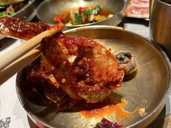 -草家酱蟹炭火烤肉店(珲春南路一店)