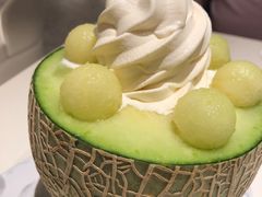 哈密瓜冰淇淋-茉里粤菜(皇姑万象汇店)