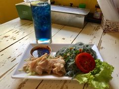 -蝶豆花蓝面条