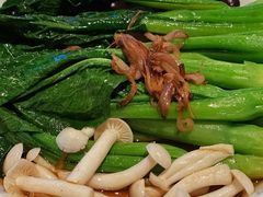 白灼菌菇菜心-新白鹿餐厅(虹桥南丰城店)