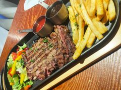 澳洲谷饲黑安格斯西冷牛排-澳骄 Aussie Kitchen·手工披萨·西餐(国大店)