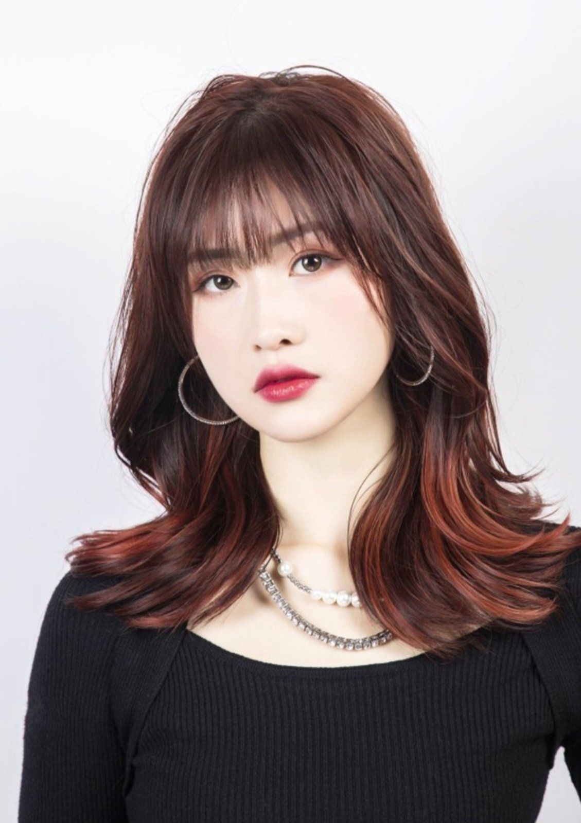 」这款女子中长发外翻发型美炸了