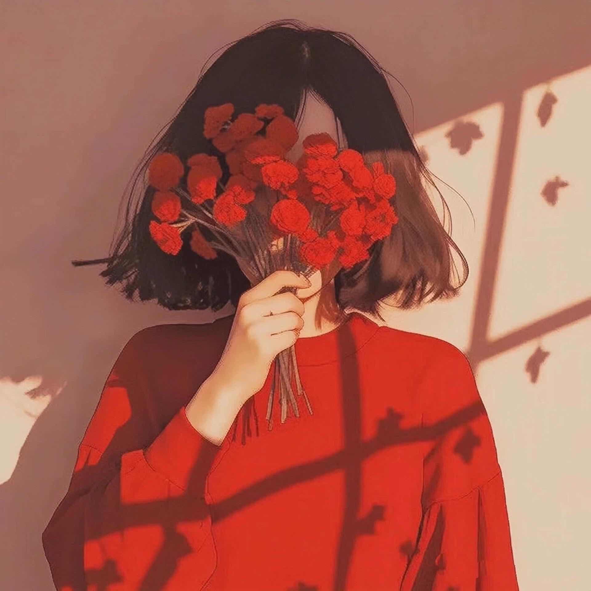 女性抽象头像