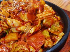 辣炒鱿鱼-全州豆芽汤饭