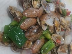 豉汁尖椒炒花甲-旺富东海大酒楼(海鲜街店)