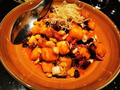 宫保豆腐配虾-华豫川酒家(双子塔店)