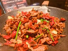 干锅小炒黄牛肉-寨子里的钵钵菜·湘西山里菜(魅力湘西店)