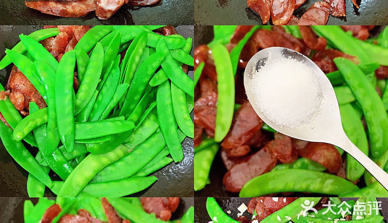 荷兰豆炒腊肉，荤素搭配超级好吃