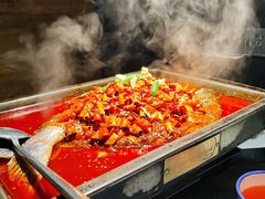 香辣味烤鱼-探鱼·鲜青椒爽麻烤鱼(番禺万达店)