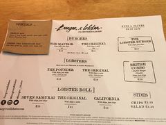 菜单-Burger & Lobster(Dean Street)