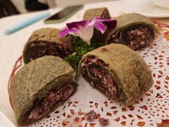 绿茶红豆薄撑-顺德人家食府(黄金广场店)