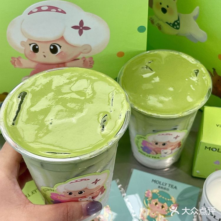 茉莉奶白🍵是春天第一杯抹茶！！