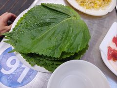 苏子叶拼生菜叶-米家·鹤城炭火米家(直营总店)