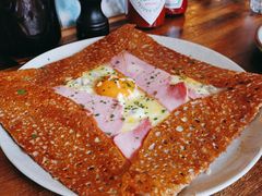 巴黎火腿鸡蛋芝士蘑菇可丽饼-RAC BAR(安福路店)