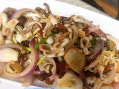 爆炒章鱼-四川小胡子海鲜(丁村万人海鲜广场店)