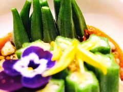 鲜核桃仁辣味秋葵-望湘园·湖南菜(宏伊店)