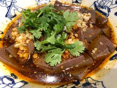 辣子蒜羊血-汉唐宴长安食府