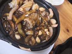 三鲜茄子煲-健康小吃