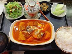 红酒煮牛舌定食-角落里(中山公园店)