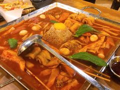 鱼饼火山炒年糕-包装马车·韩国料理·포장마차