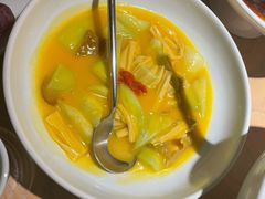 翡翠丝瓜闷鲜腐竹-宴南庭·闽味私房菜