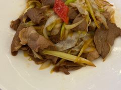 葱爆羊肉-内蒙古驻京办餐厅