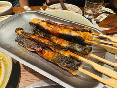 日式照烧活烤鳗鱼串-拾光与烟火丨炭火串烧·自贡小活鲜(西村大院店)