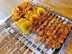 羊肉串-陇上全荟兰州传统牛肉面(延吉路店)
