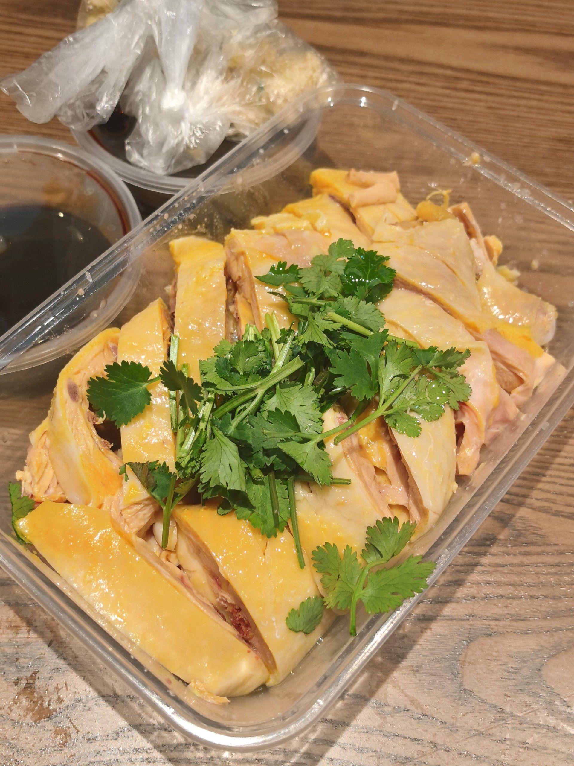 买半只新鼎鶏的白斩鸡搭搭,传统美味巨好吃