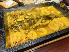 -东来菜馆•手抓海鲜家常菜•海鲜锅贴(鸽子窝店)