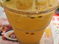 手打百香果柠檬茶-杯子红牛排(创意产业园店)