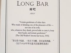 -LONG BAR 廊吧(外滩华尔道夫酒店)