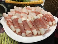 切片牛胸肉-草原饭店火锅