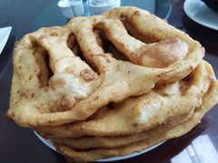 棉籽油炸大油饼-峪鸡餐厅