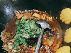 -北京龙庆四季香农家饭庄·灶台鱼·碳烤虹鳟鱼(龙庆峡店)