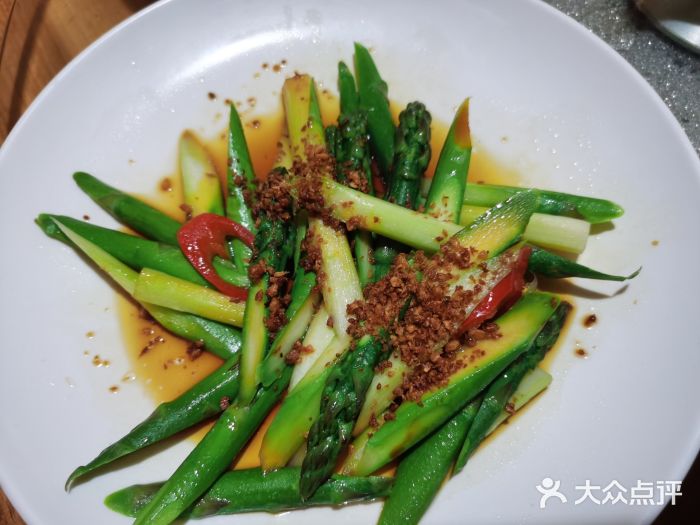 和记菜馆蒜油芦笋图片