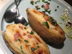 芝士火腿焗土豆-绿茶餐厅(深圳龙华天虹购物中心店)