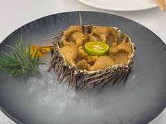 生吃活海胆-品海楼·大连海胆锅贴馆(东港店)