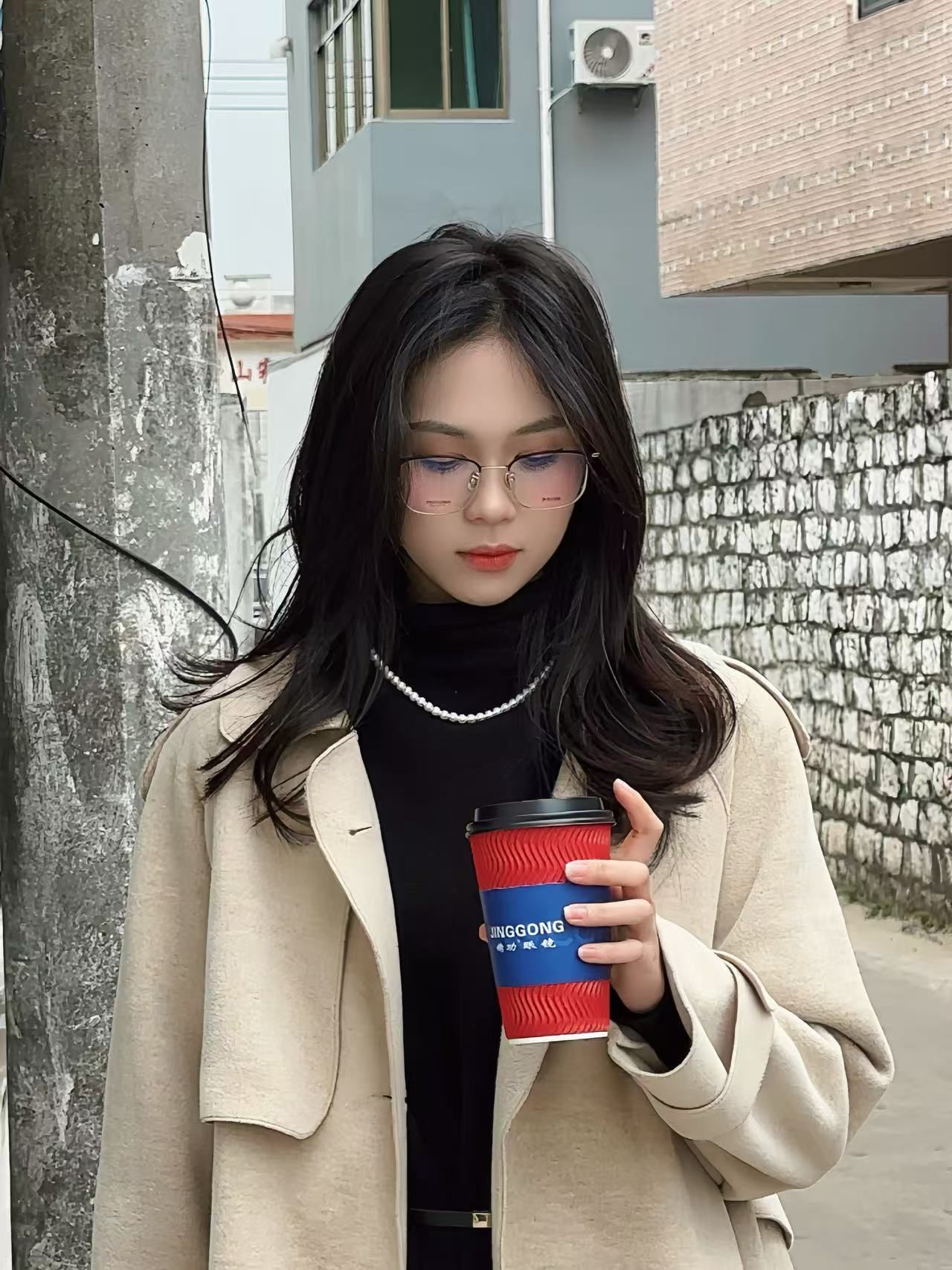 高智感眼镜妆👓温柔姐感 韩女氛围
